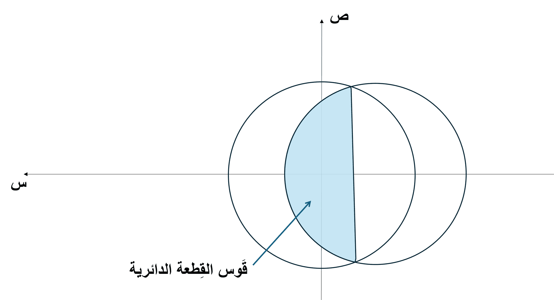 القطعة الدائرية